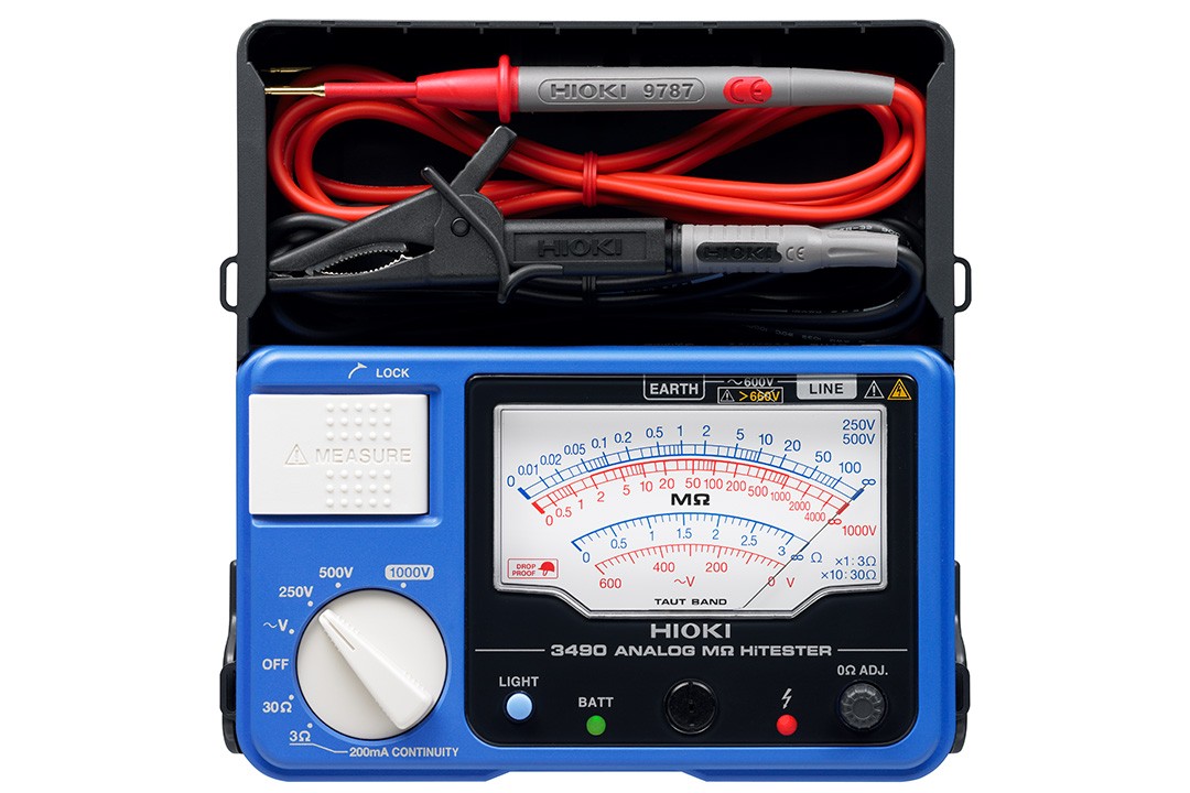 日本hioki絕緣電阻表 3490 三檔電壓量程，絕緣測試高達4000MΩ